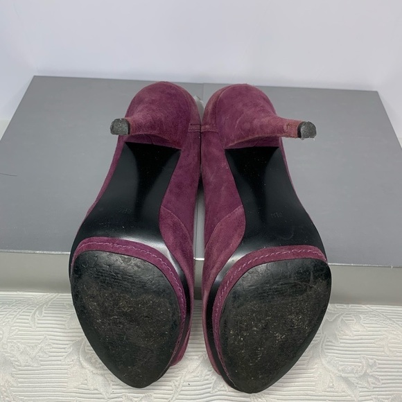 Guess Peep Toe Suede Heels - Picture 4 of 6